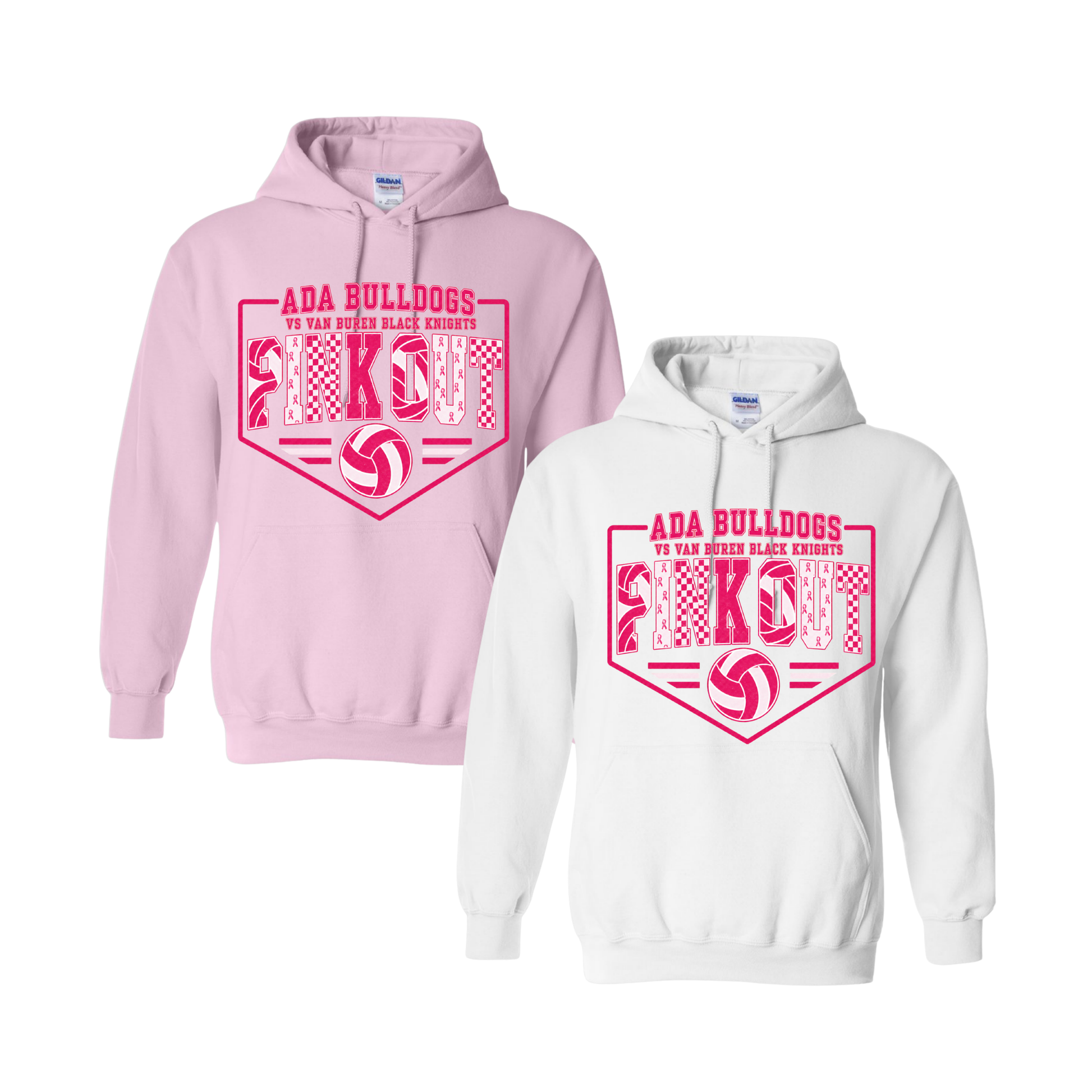 Pinkout Hoodies