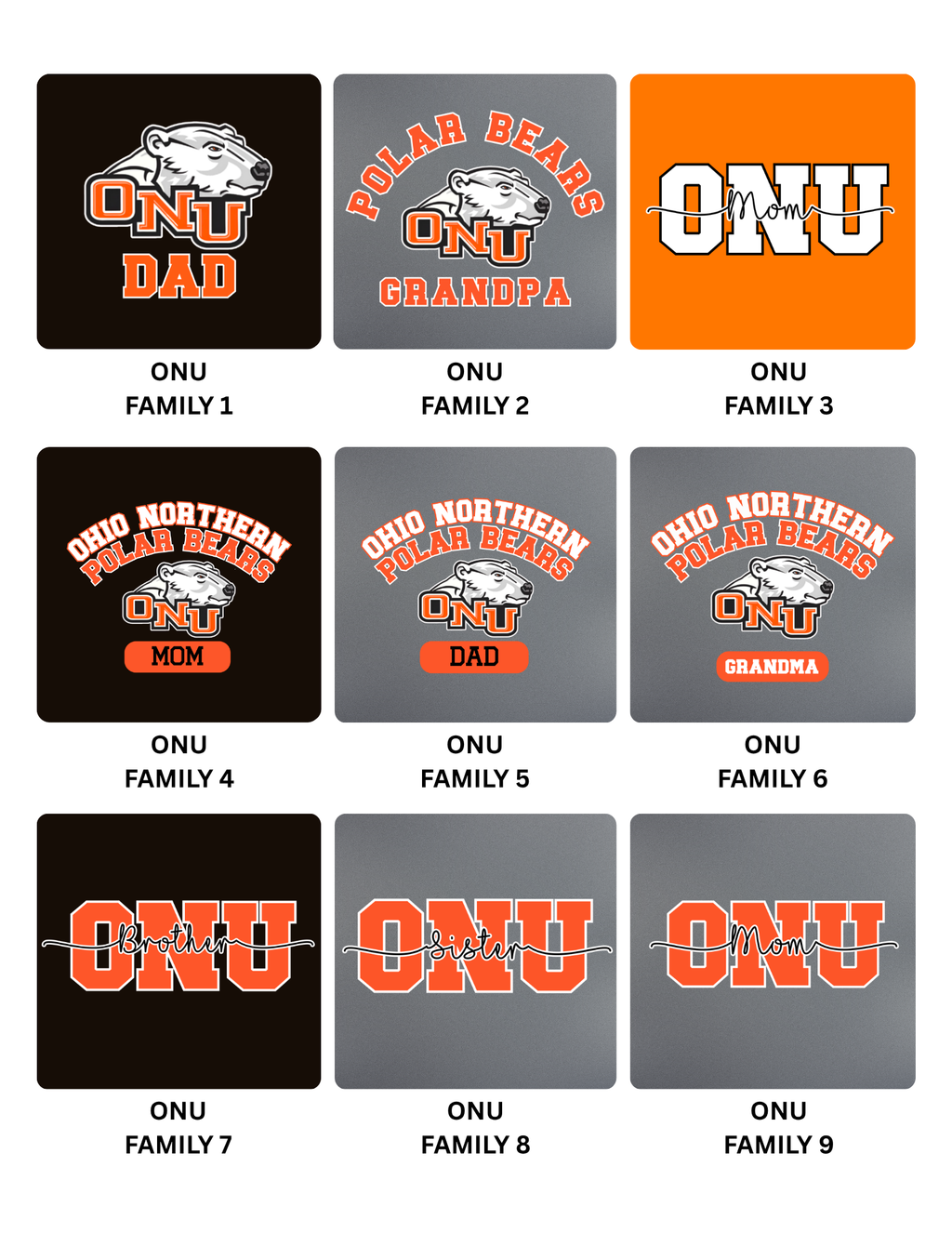 ONU Family T-Shirts