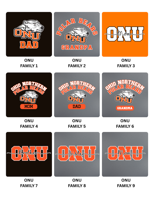 ONU Family Quarter Zips