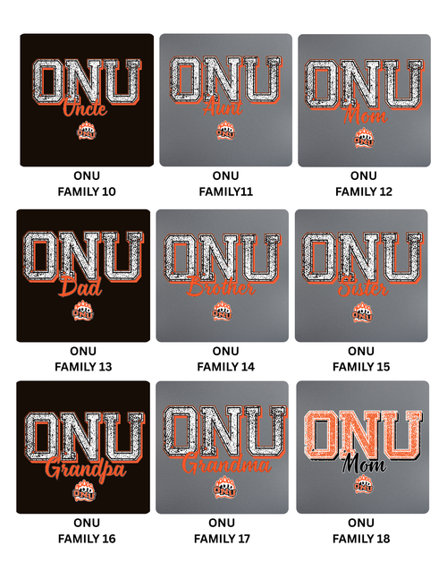 ONU Family Quarter Zips