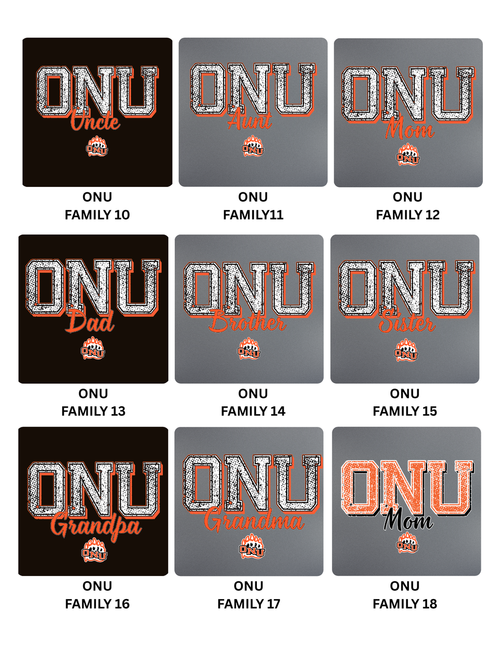 ONU Family T-Shirts