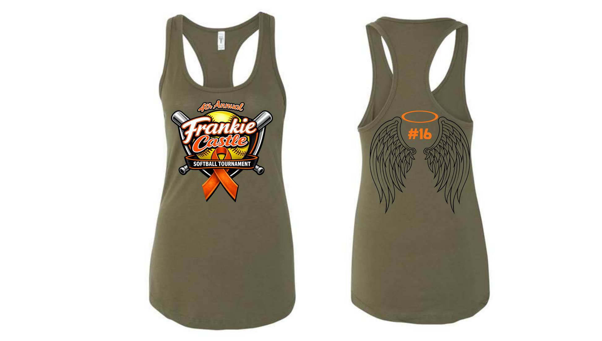 Frankie Castle Women Racer Tanks